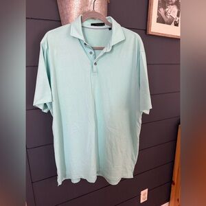 Greyson Men’s Short Sleeve Polo Golf Casual Outdoors blue  Size XL